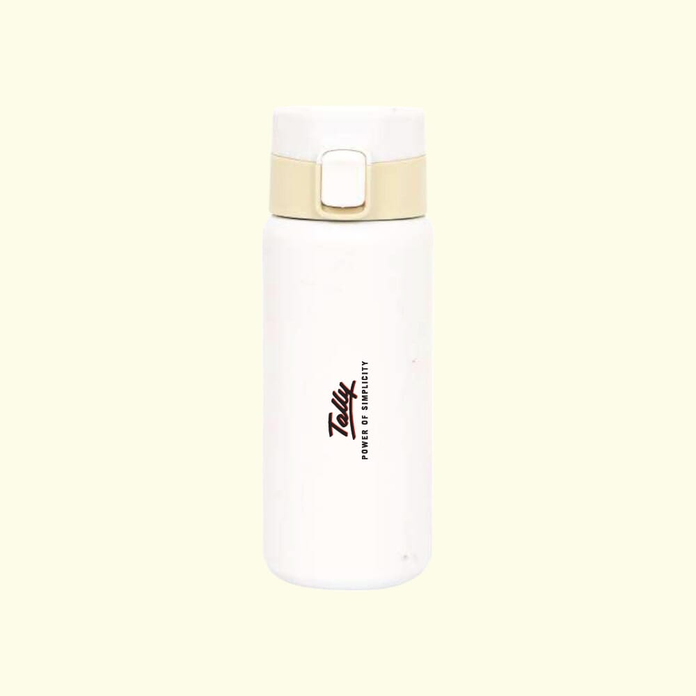 Discover Double Wall Vacuum Insulted Bottle - 550 ML - White